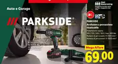 Parkside - Avvitatore A Percussione Ricaricabile