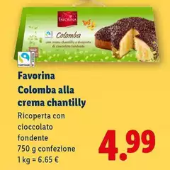 Favorina - Colomba Alla Crema Chantilly