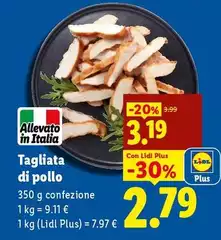 Tagliata Di Pollo