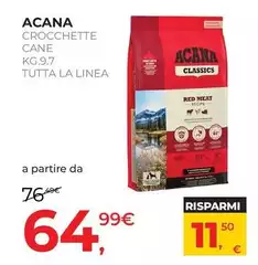 Acana - Crocchette Cane Kg.97 Tutta La Linea