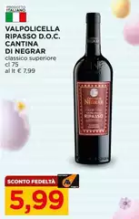 Cantina Di Negrar - Valpolicella Ripasso D.O.C. Cantina Di Negrar - Valpolicella Ripasso D.O.C.