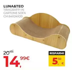 Tiragraffi In Cartone Sofa Cm.64x24x20 Tiragraffi In Cartone Sofa Cm.64x24x20