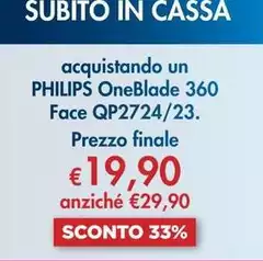 Philips - Oneblade 360 Face QP2724/23
