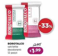 Borotalco -  Salviette Deodoranti