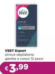 Veet - Expert Strisce Depilatorie Gambe E Corpo