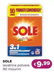 Sole - Lavatrice Polvere