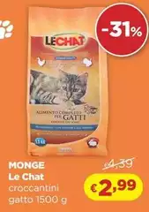 Monge - Le Chat Croccantini Gatto
