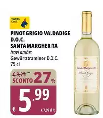Santa margherita - Pinot Grigio Valdadige D.O.C. Santa margherita - Pinot Grigio Valdadige D.O.C.