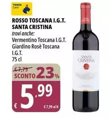 Santa cristina - Rosso Toscana I.G.T. Santa cristina - Rosso Toscana I.G.T.