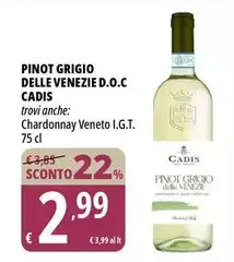 Cadis - Pinot Grigio Delle Venezie D.O.C