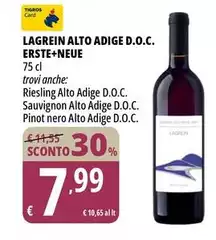 Pinot Nero - Lagrein Alto Adige D.O.C. Erste+Neue