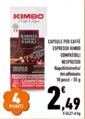 Kimbo - Capsule Per Caffe Espresso
