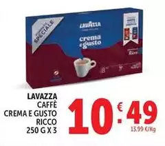 Lavazza - Caffè Crema E Gusto Ricco Lavazza - Caffè Crema E Gusto Ricco