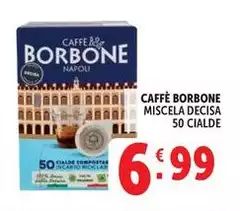 Caffe borbone - Miscela Decisa 50 Cialde Caffe borbone - Miscela Decisa 50 Cialde
