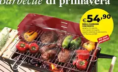 BBQ A Carbone Con Ruote
