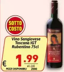 Tenute rubino - Vino Sangiovese Toscana IGT Tenute rubino - Vino Sangiovese Toscana IGT