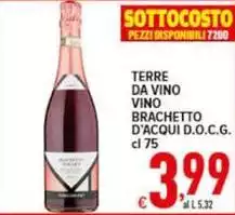 Terre da vino - Terre Da Vino Vino Brachetto D'Acqui D.O.C.G. Terre da vino - Terre Da Vino Vino Brachetto D'Acqui D.O.C.G.