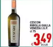 Cescon - Ribolla Gialla Venezia I.G.P. Cescon - Ribolla Gialla Venezia I.G.P.