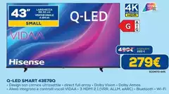 Hisense - Q-Led Smart 43E79Q