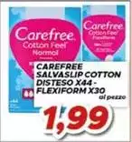 Carefree - Salvaslip Cotton Disteo X44- Flexiform X30