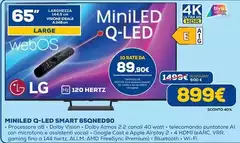 LG - Miniled Q-Led Smart 65QNED90