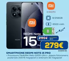 Xiaomi - Smartphone Redmi Note 15 Pro Xiaomi - Smartphone Redmi Note 15 Pro