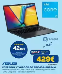Asus - Notebook Vivobook Go E1504GA-BQ834W