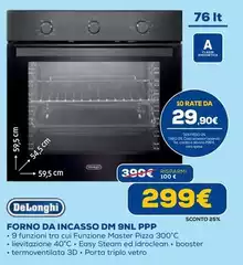 De Longhi - Forno Da Incasso DM 9NL PPP