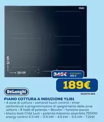 De Longhi - Piano Cottura A Induzione YLI61