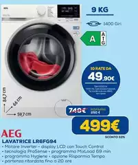 Aeg - Lavatrice LR6FG94 