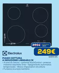 Electrolux - Piano Cottura A Induzione LIB60424 CK