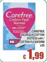 Carefree - Salvaslip Cotton Disteso/ Cotton Flexiform