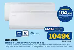Samsung - Condizionatore Dualsplit Luzon 9+12