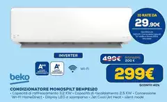 Beko - Condizionatore Monospilt BEHPE120