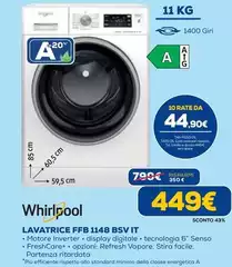 Whirlpool - Lavatrice FFB 1148 BSV IT