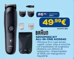 Braun - Grooming Kit All-In-One AIO5540