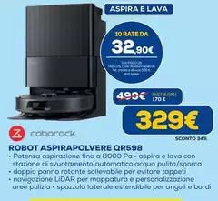 Roborock - Robot Aspirapolvere QR598