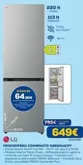 LG - Frigorifero Combinato GBBS514CPY LG - Frigorifero Combinato GBBS514CPY