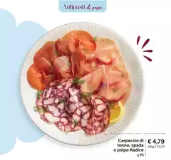 Carpaccio Di Tonno, Spada O Polpo Radicello