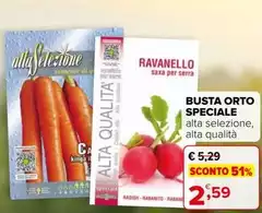 Ala - Busta Orto Speciale Ala - Busta Orto Speciale