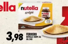 Ferrero - Nutella Crepe X6