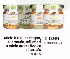 Castagno - Miele Bio Di , Di Arancio, Millefiori O Miele Aromatizzato Al Tartufo Castagno - Miele Bio Di , Di Arancio, Millefiori O Miele Aromatizzato Al Tartufo