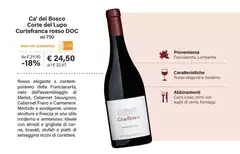 Corte Del Lupo Curterfarence Rosso DOC