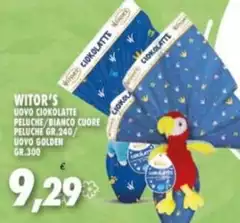 Witor's - Uovo Ciokolatte Peluche/ Bianco Cuore Peuche/ Uovo Golden