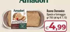 Amadori - Buona Domenica Speck E Formaggio Amadori - Buona Domenica Speck E Formaggio