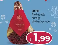 Renzini - Prosciutto Crudo Norcia IGP Renzini - Prosciutto Crudo Norcia IGP