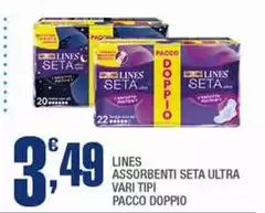 Lines - Assorbenti Seta Ultra