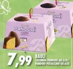 Bauli - Colomba Pandori Gr.550/Pandori Pistacchio