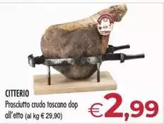 Citterio - Prosciutto Crudo Toscano DOP Citterio - Prosciutto Crudo Toscano DOP