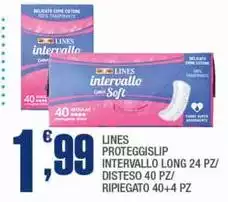 Lines - Proteggislip Intervallo Long/Disteso/Ripiegato